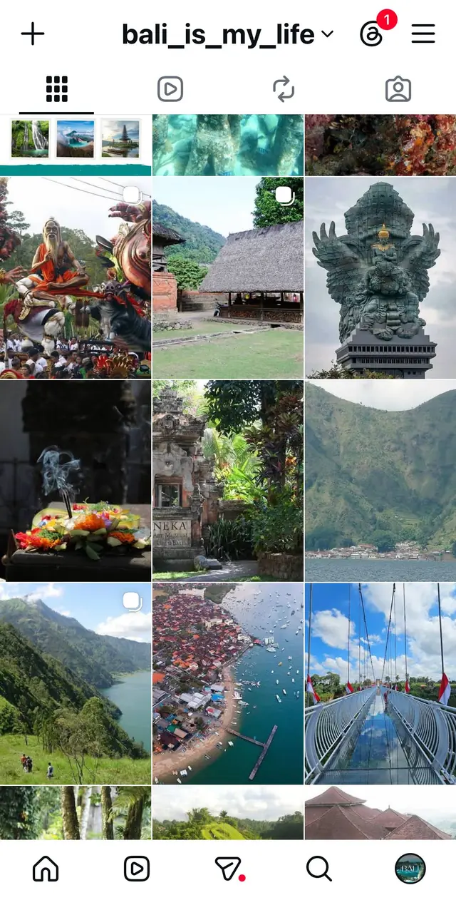 Лента Bali is my life до начала работы